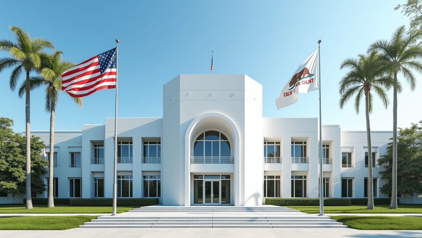 California DFPI office building exterior representing state financial regulation