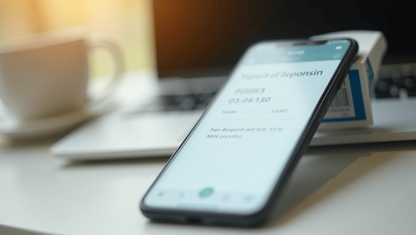 California worker receiving direct deposit notification after choosing installment loan over payday loan