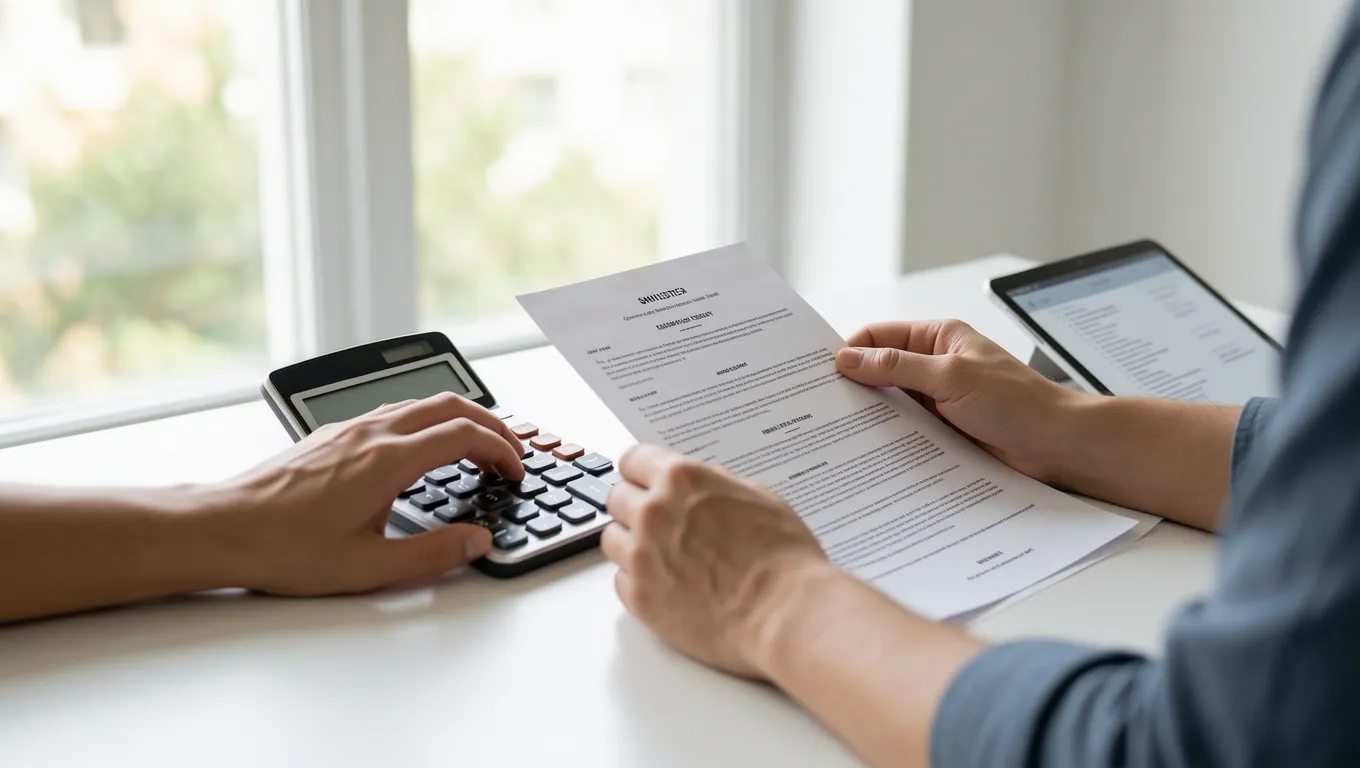 Reviewing rental agreements and financial calculations for DTI