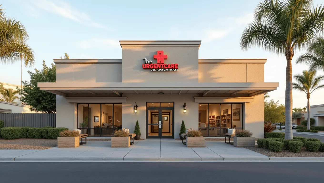 California resident at urgent care clinic paying for unexpected medical visit